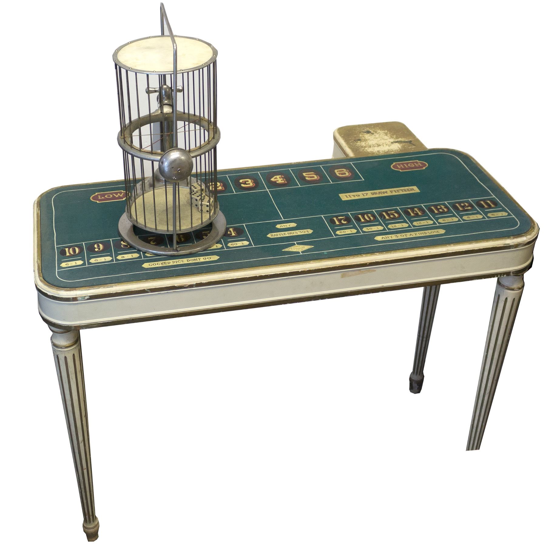 ChuckaLuck Gaming Dice Game with Table (Saloon Gambling)