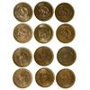 Image 1 : Six 10 centavo Mexican coins