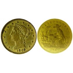 1849 California Gold Rush Gaming Token