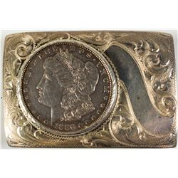 1886 Morgan Dollar Belt Buckle