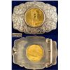 Image 1 : 1909 $20 Gold Piece Belt Buckle