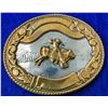 Image 1 : Bucking Bull and Cowboy Western Belt Buckle