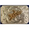 Image 1 : Cowboy on Bull Belt Buckle
