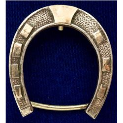 Delicate Sterling Silver Horseshoe Belt Buckle