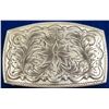 Image 1 : Floral Engraved Western Belt Buckle