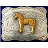 Image 1 : Gold Stallion Western Belt Buckle