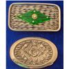 Image 1 : Lot of 2 Western Motif Belt Buckles