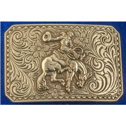 Rodeo Bucking Bronco Cowboy Belt Buckle