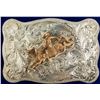 Image 1 : Sterling Bucking Bull Cowboy Belt Buckle