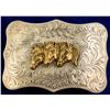 Image 1 : Sterling Silver Horse Head Belt Buckle