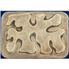 Image 1 : Vintage Sterling Silver Abstract Belt Buckle