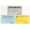 Image 1 : Colorado Midland Railway Company Annual Passes (1905, 1907, 1909)
