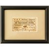 Image 1 : 1875 Bowers' Mansion, V&T Excursion Ticket.
