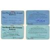 Image 1 : Fort Worth & Rio Grande Railway Annual Passes (1904 & 1908)