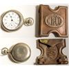 Image 1 : Wells Fargo Pocket Watch and Belt Buckle