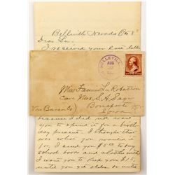 Belleville, Esmeralda, Nevada 1885 Cover with Letter