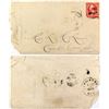 Image 1 : R-9 Cradlebaugh,Nevada used as a Received Cancel on Back of Cover