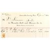 Image 1 : Nevada Salt & Borax Billhead from Town that No Longer Exists