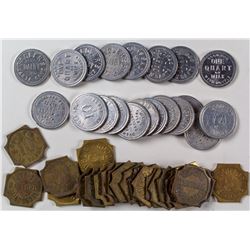 3 Different Groups of California Tokens