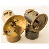 Image 1 : Early Lever-Feed Justrite Lamp Pair