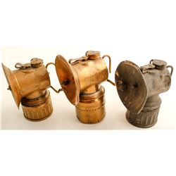 Three Justrite Lamps