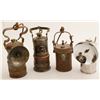 Image 1 : Four Miners Lamps incl. Wolf