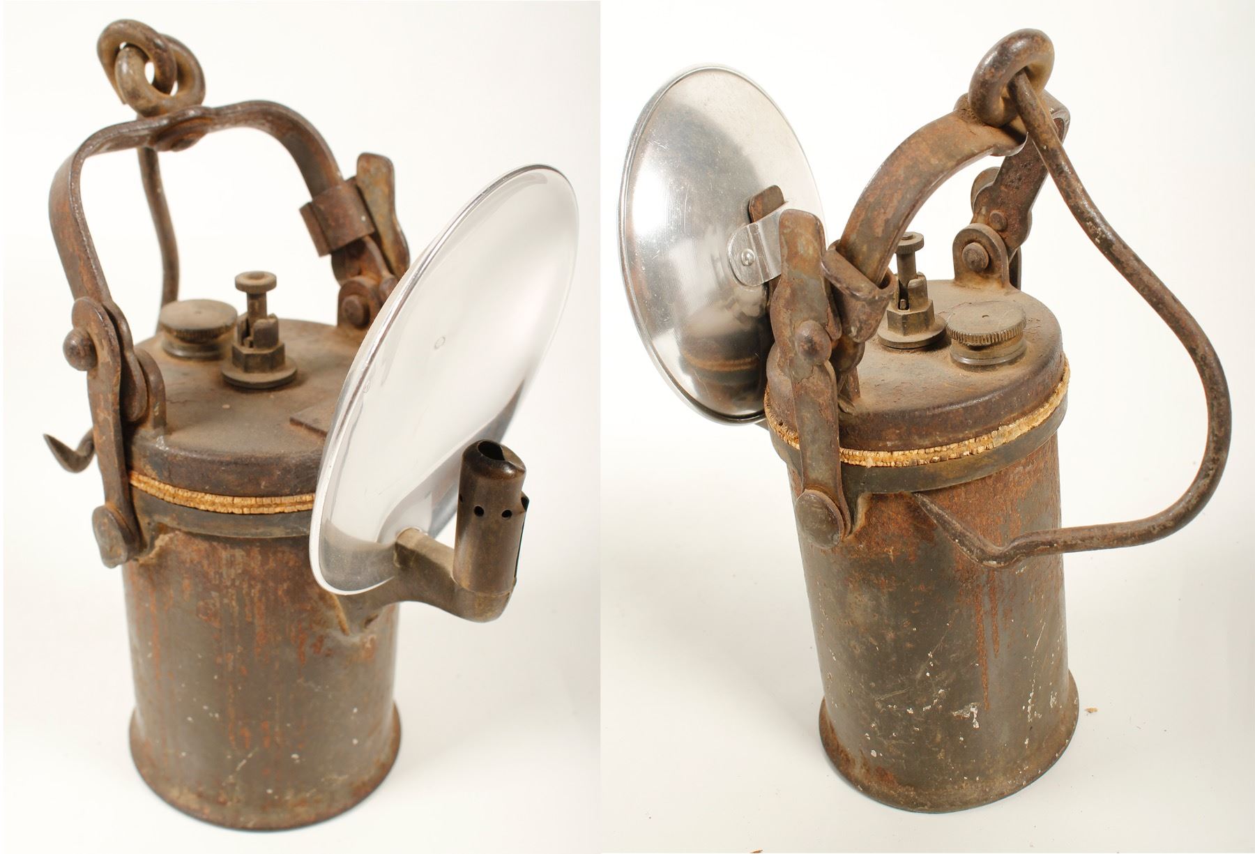 3 Vintage Brass Carbide Lamps No Reflectors....Includes Shipping! Accent Lamps Home & Living ...