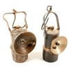 Image 1 : Two Unmarked Large Carbide Lamps