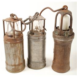 3 Oldham's Hanging Electric Lights