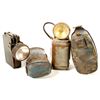 Image 1 : Four Different Belt Mounted Underground Electric Lights