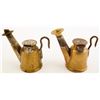 Image 1 : 2 Different Copper J. Anton Oil Wick Lamps