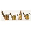 Image 1 : Four J. Anton & Son Brass Mining Lamps