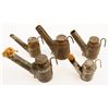 Image 1 : Five Different C. George Teapot Mining Lamps