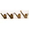 Image 1 : 4 Alex Hunt Oil Wick Lamps