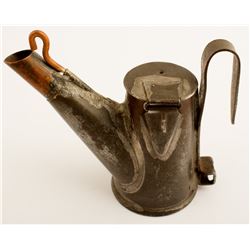 Unusual Husson Oil Wick Lamp