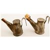 Image 1 : 2 Husson Oil Wick Lamps, #5 and 6