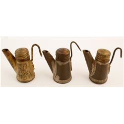 3 Winfield Oil Wick Lamps