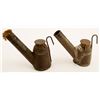 Image 1 : 2 Slope Side Oil Wick Lamps