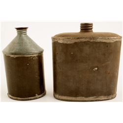 2 Different Oil Lamp Refill Cans