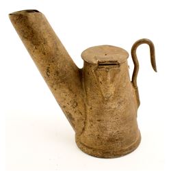 Cast Aluminum Oil Wick Lamp