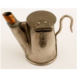 Cast Aluminum Oil Wick Lamp