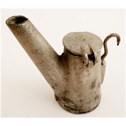 Cast Aluminum Oil Wick Lamp