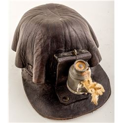 Wick Lamp on Miners Hardhat