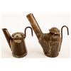 Image 1 : Two Unmarked Curved Top Mining Lamps