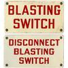 Image 1 : Explosives Mining Signs