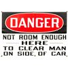Image 1 : "Danger Not Enough Room" Mining Sign