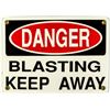 Image 1 : DANGER Blasting Mining Sign