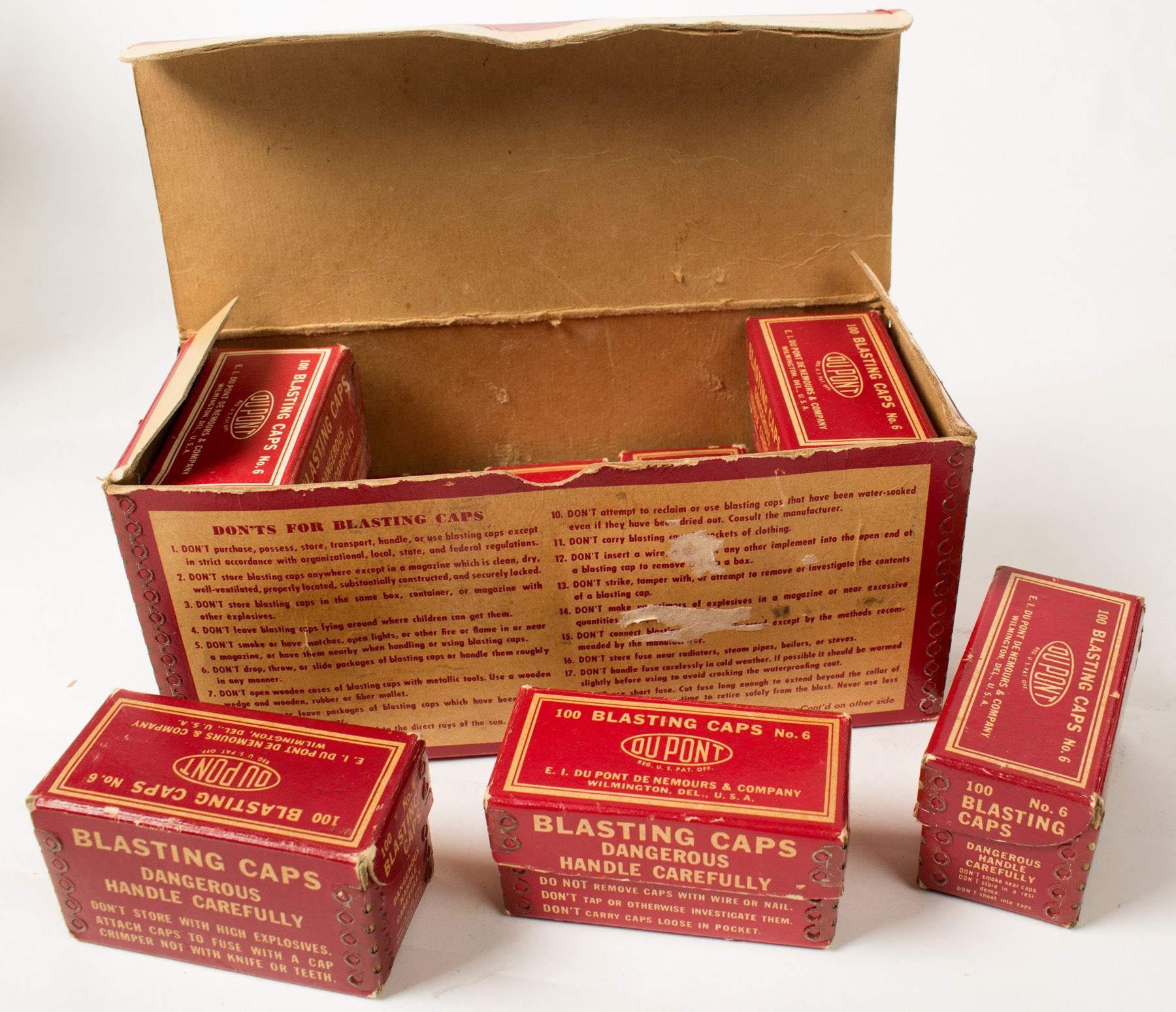 Blasing Cap Blasting Caps: DuPont in Orgininal Box - Holabird Western Americana ...