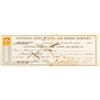 Image 1 : Northern Light Tunnel and Mining Company Check (Douglasville, CA)