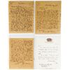 Image 1 : Interesting 130 Year-old Mining Letters with note from Peter Bancroft